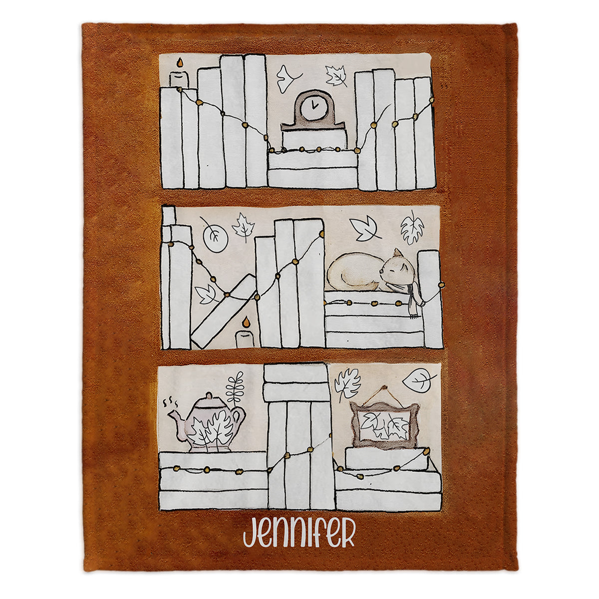 Four Seasons Reading Tracker - Personalized Book Blanket