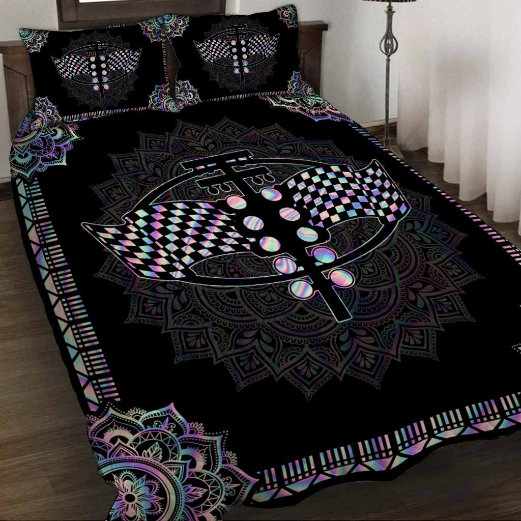Magic Night Racing Quilt-Bettwäsche-Set