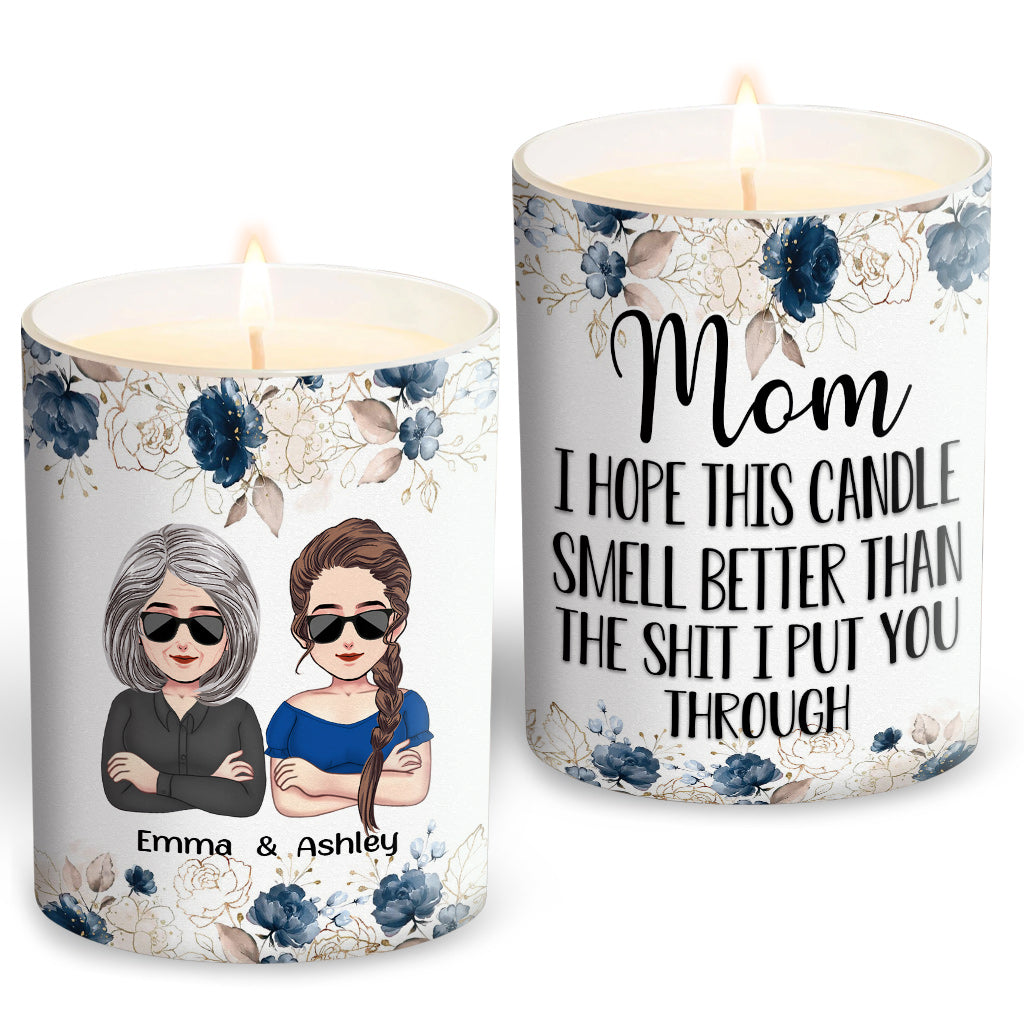 I Hope This Candle Smell Better - Personalized Mother's Day Mother Candle With Wooden Lid