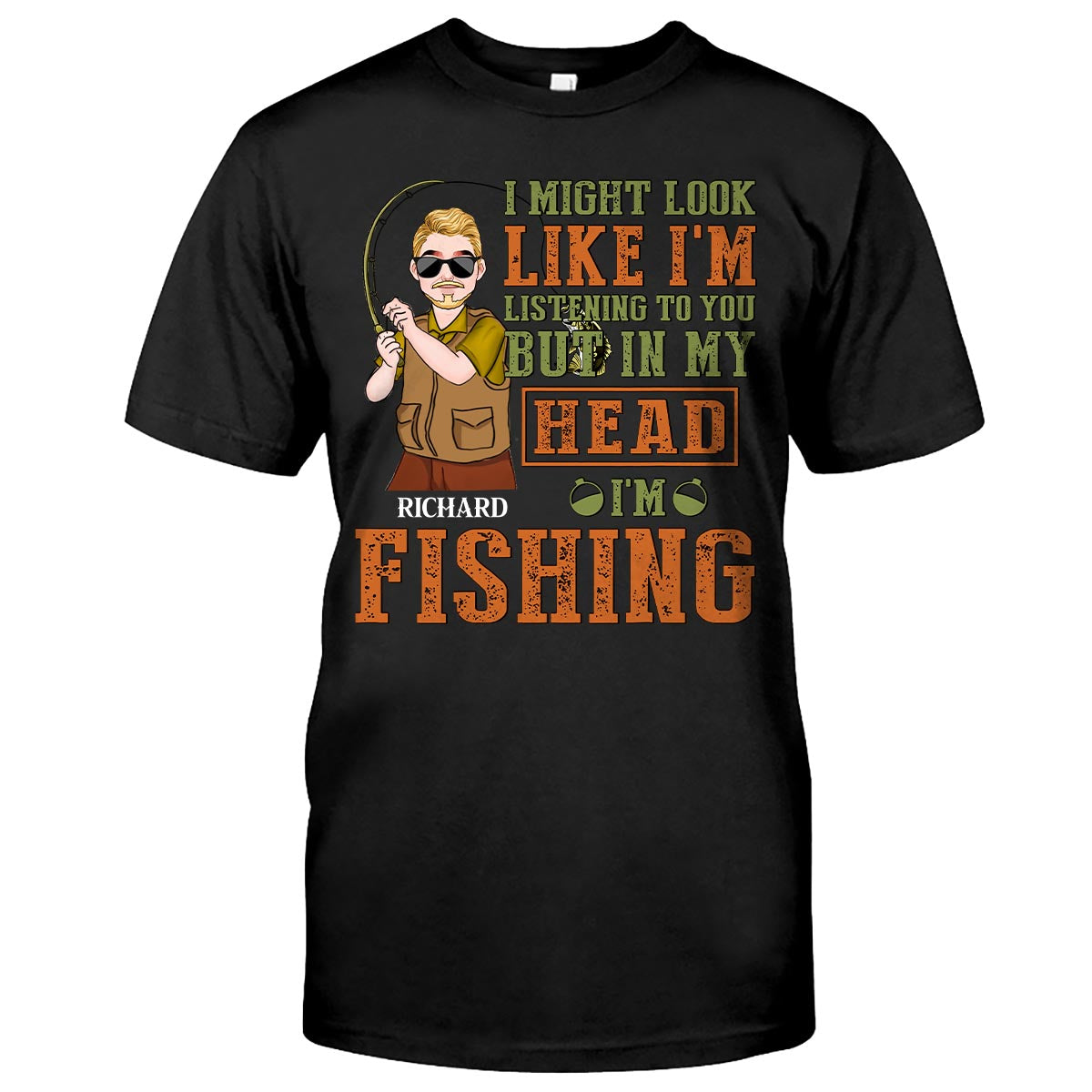 I Might Look Like - Personalized Fishing T-shirt and Hoodie