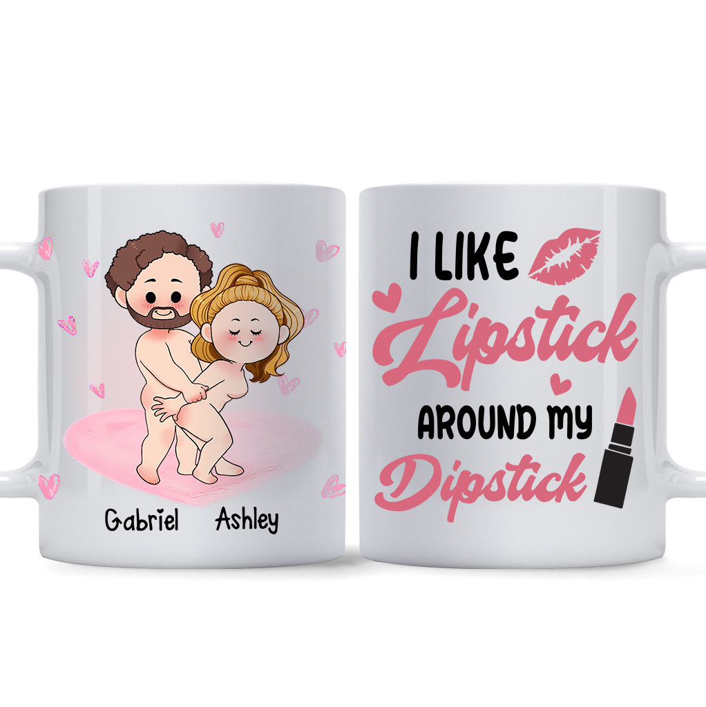I Light Lipstick - Personalized Couple Mug