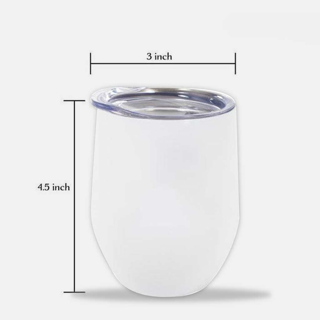 The Beach Is My Happy Place - Personalized Sea Lover Wine Tumbler