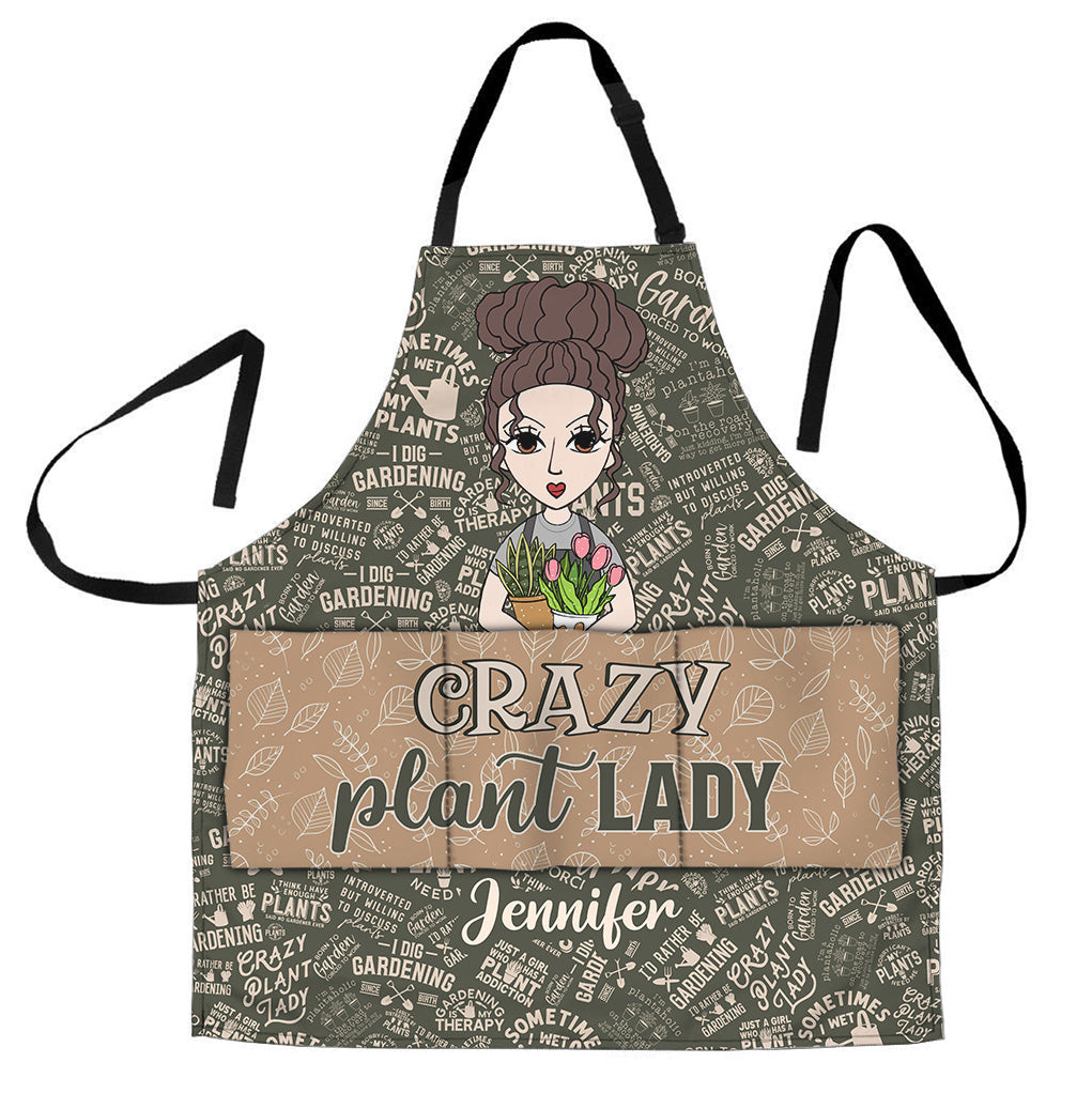 Just A Girl Who Loves Gardening - Personalized Gardening Apron