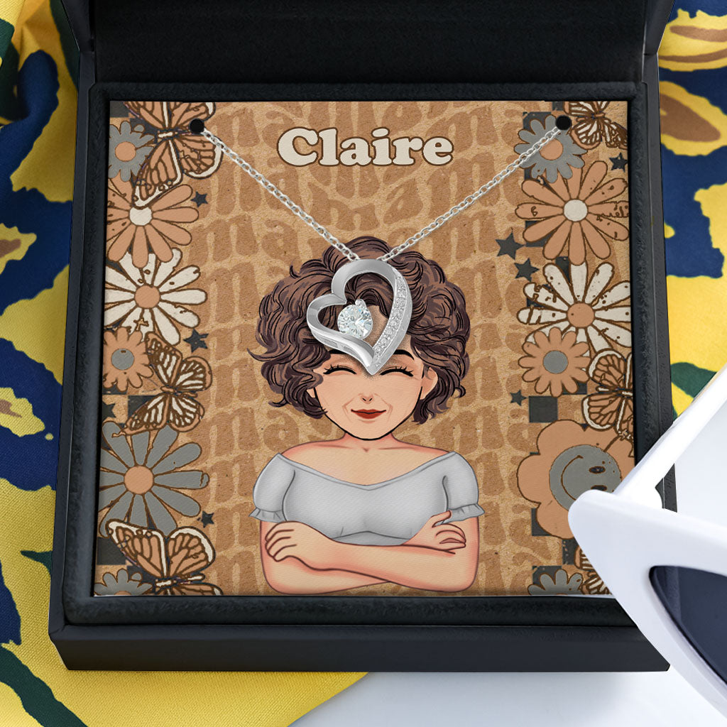 Retro Mama - Personalized Mother's Day Mother Necklace