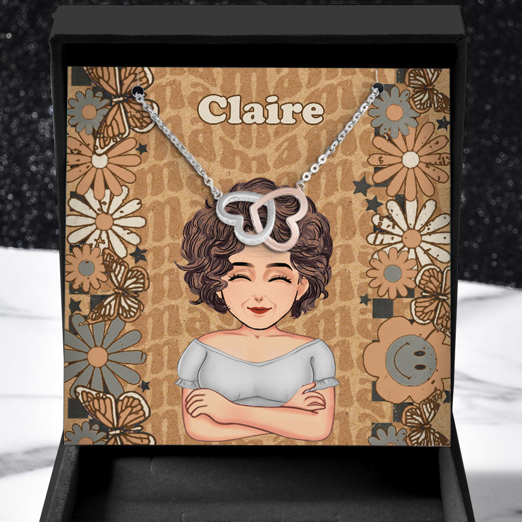 Retro Mama - Personalized Mother's Day Mother Necklace