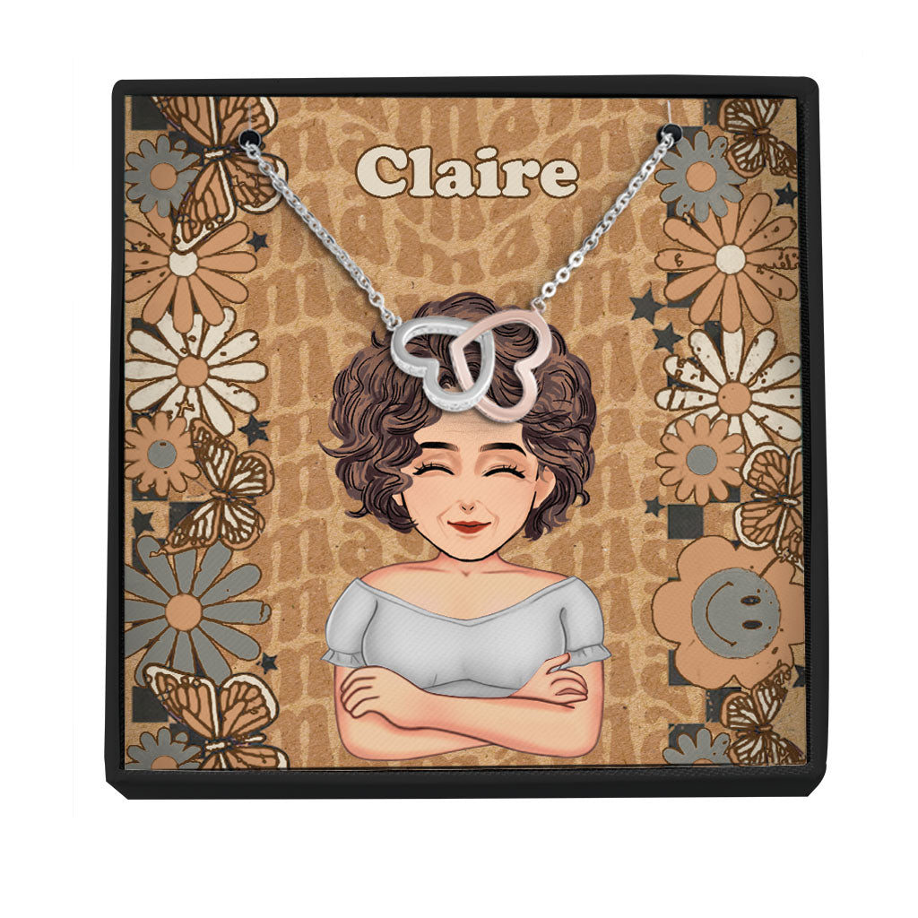 Retro Mama - Personalized Mother's Day Mother Necklace