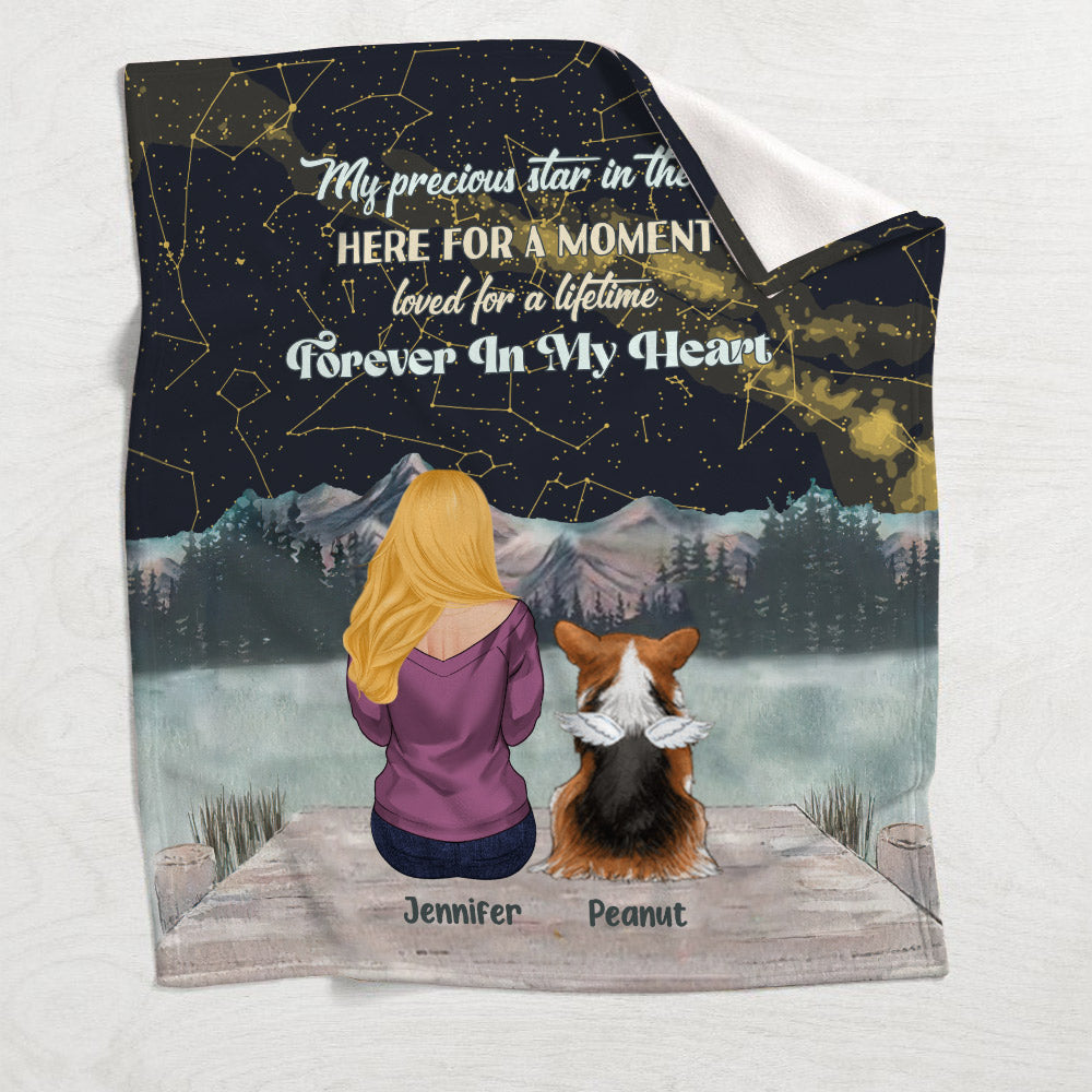 My Precious Star In The Sky - Personalized Dog Blanket