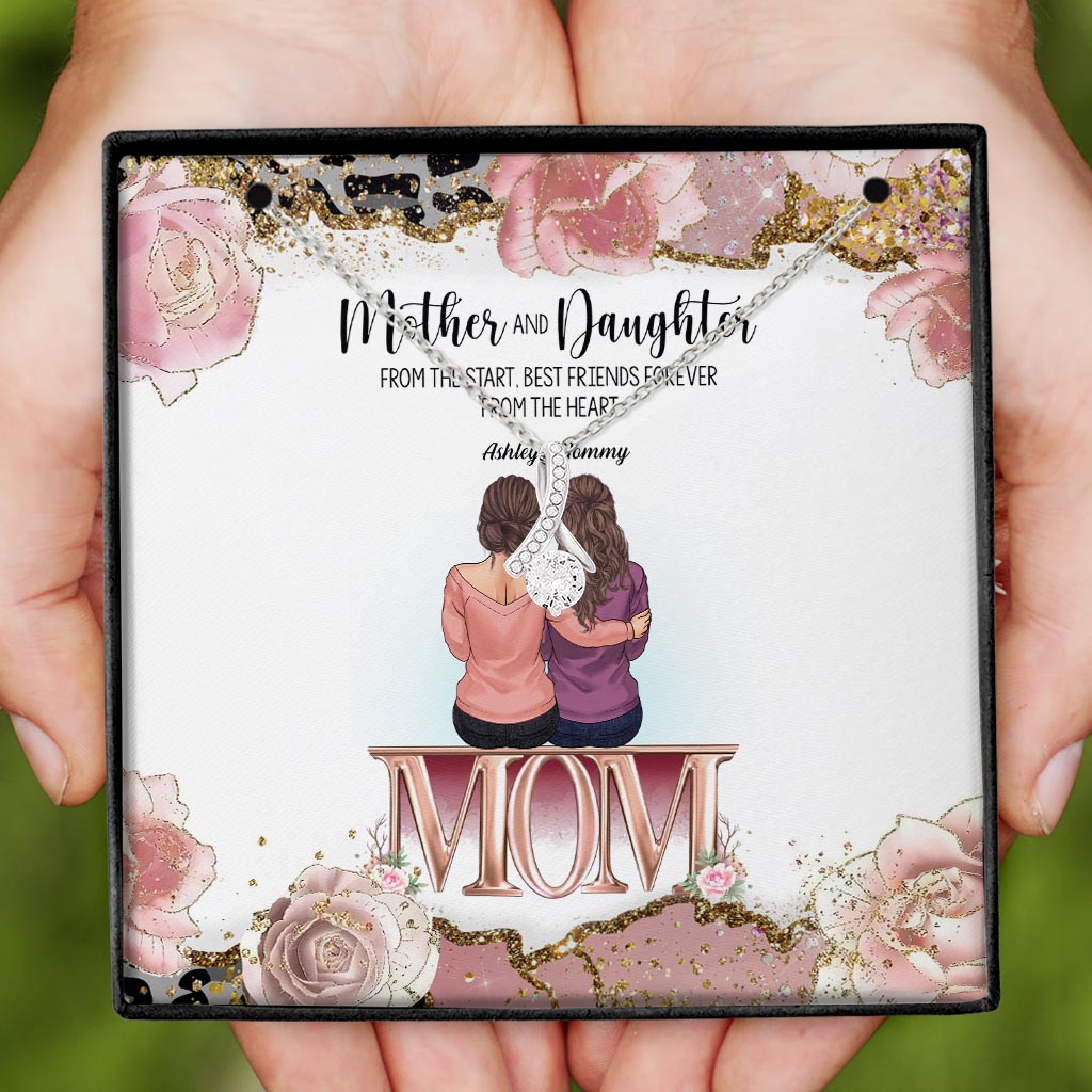 I Love You To The Moon And Back - Personalized Mother's Day Mother Necklace