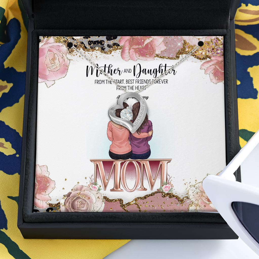 I Love You To The Moon And Back - Personalized Mother's Day Mother Necklace