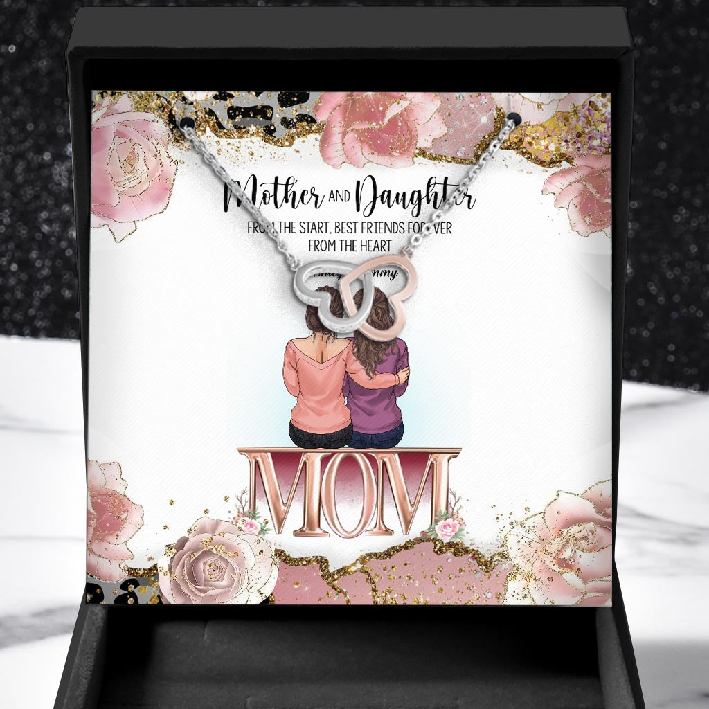 I Love You To The Moon And Back - Personalized Mother's Day Mother Necklace