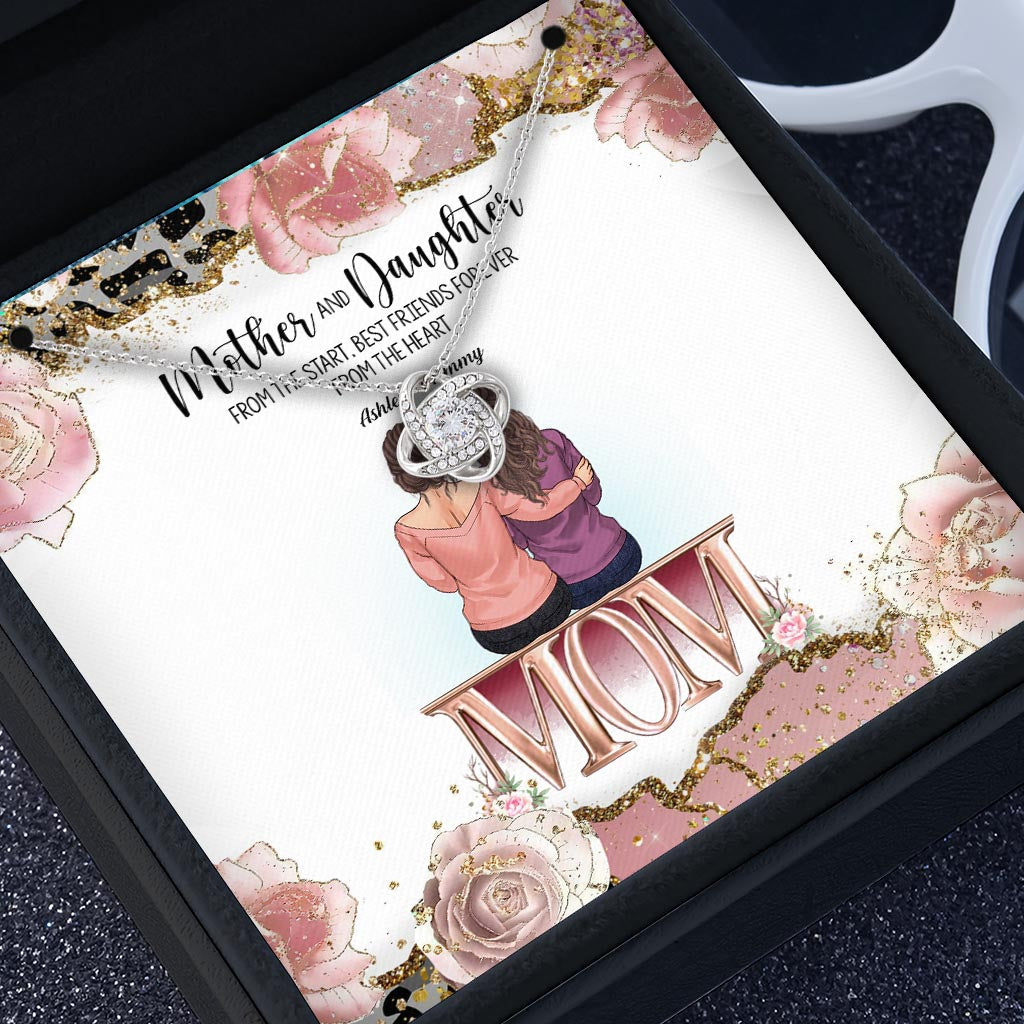 I Love You To The Moon And Back - Personalized Mother's Day Mother Necklace