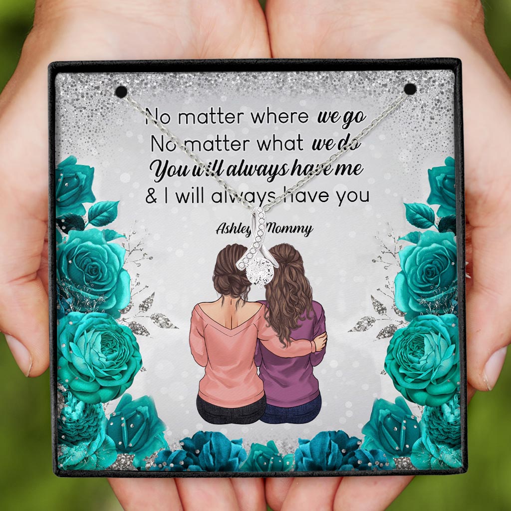 I Love You To The Moon And Back - Personalized Mother's Day Mother Necklace