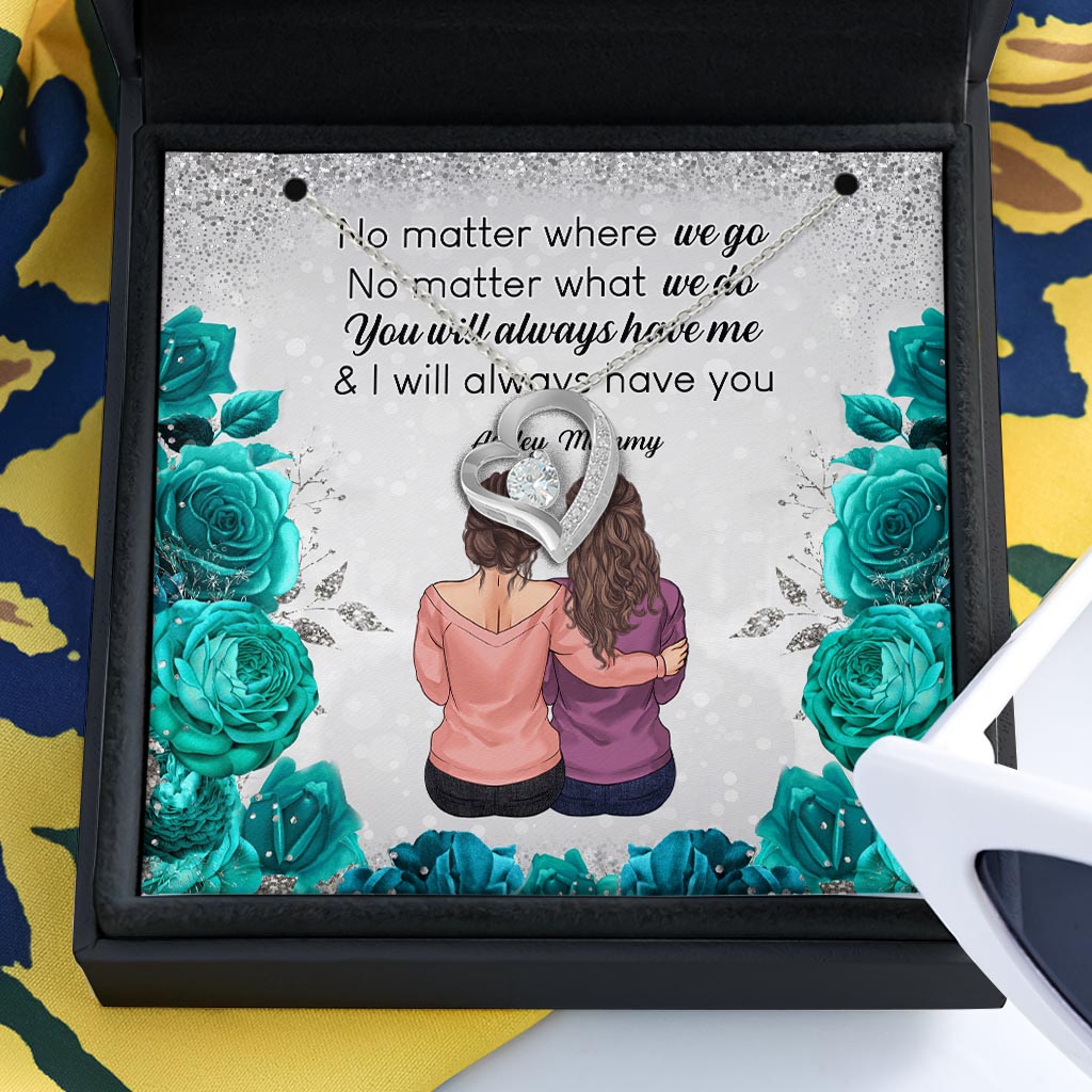 I Love You To The Moon And Back - Personalized Mother's Day Mother Necklace