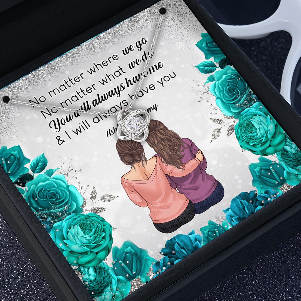I Love You To The Moon And Back - Personalized Mother's Day Mother Necklace