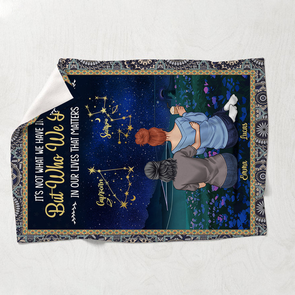 It's Not What We Have In Life - Personalized Bestie Blanket