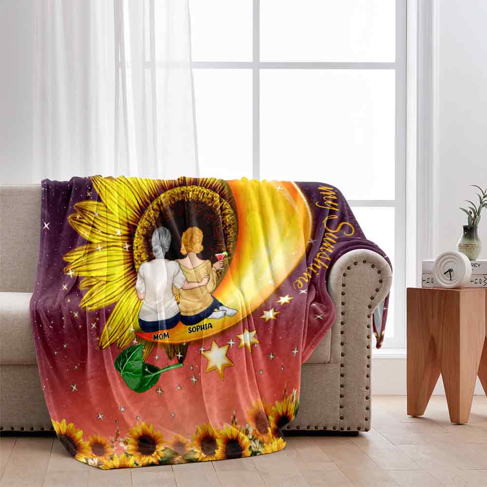 You're My Sunshine - Personalized Mother's Day Mother Blanket