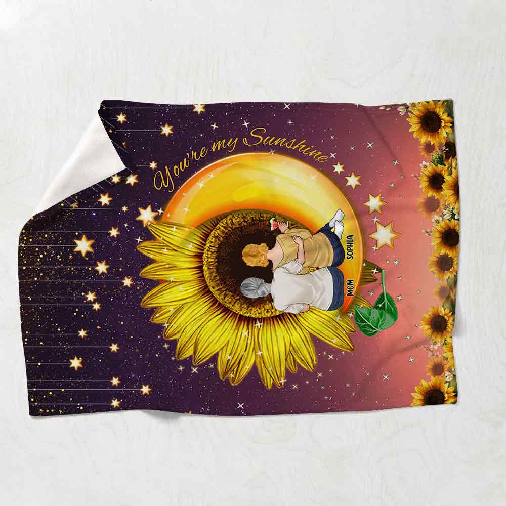 You're My Sunshine - Personalized Mother's Day Mother Blanket
