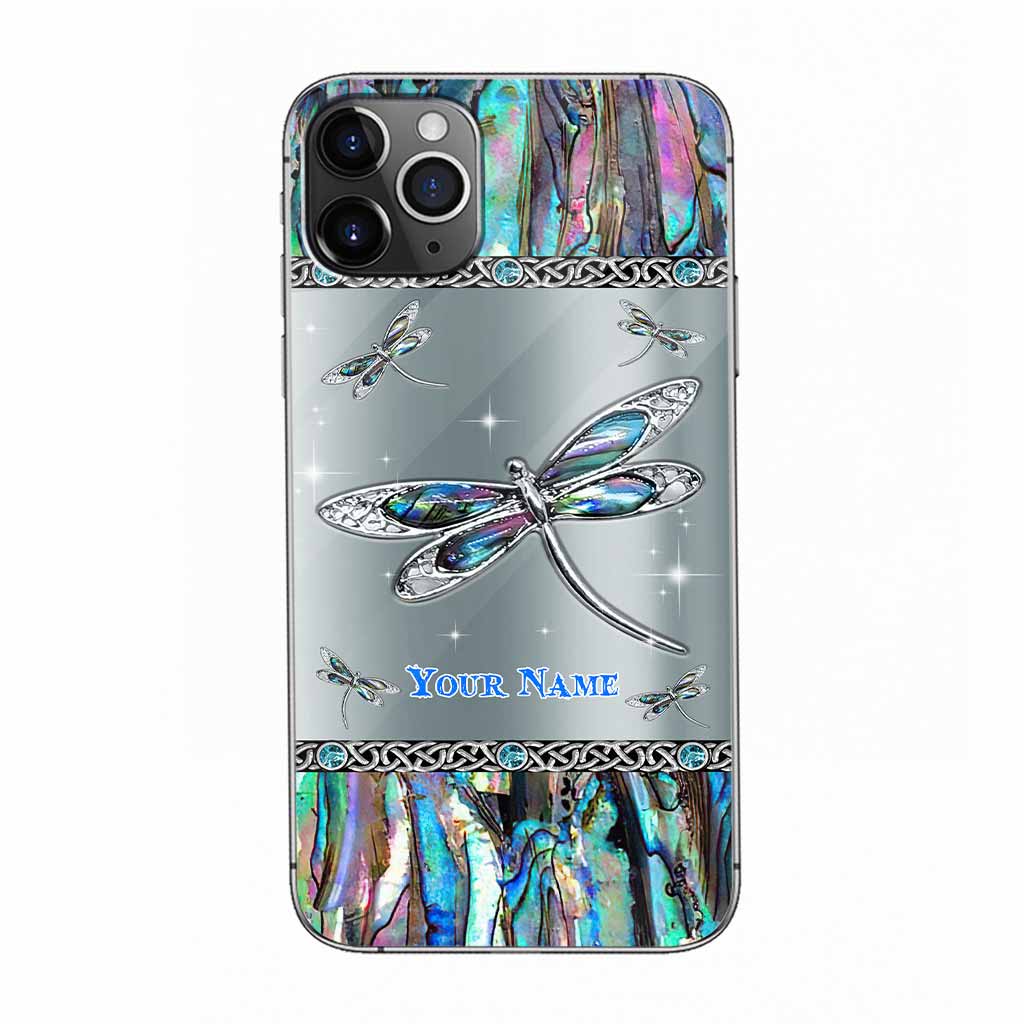 Mystery Dragonfly - Personalized Phone Case With 3D Pattern Print