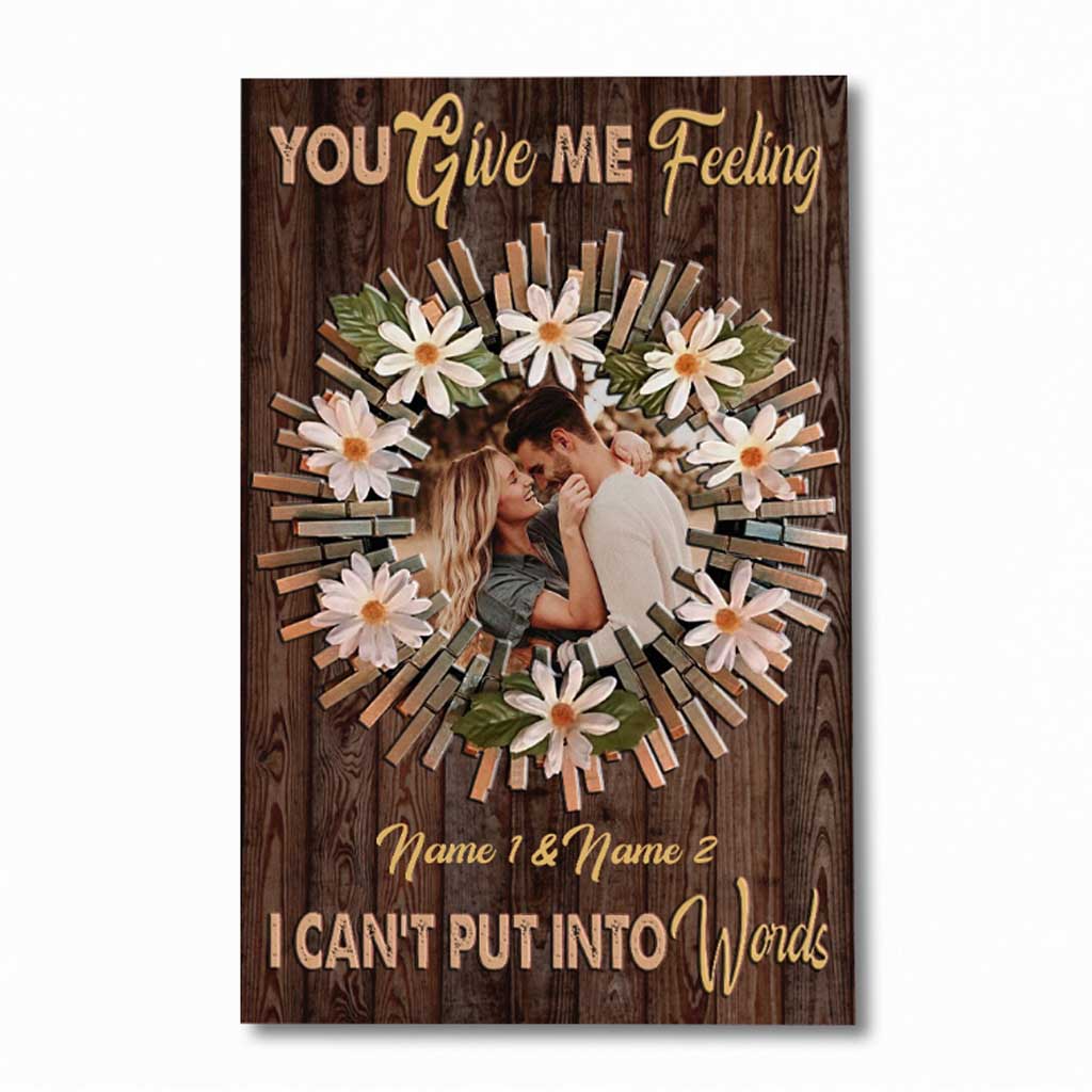 You Give Me - Personalized Couple Poster