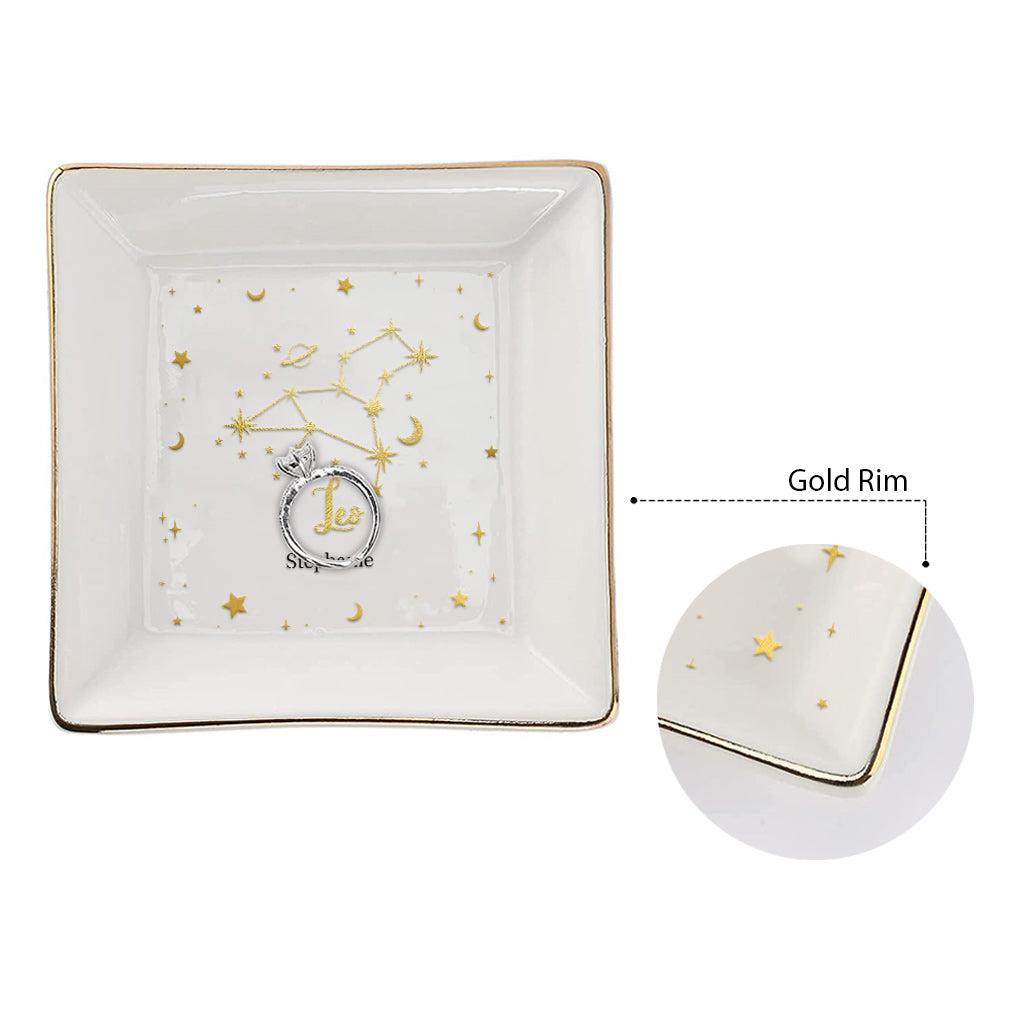 Shine Like A Star - Personalized Horoscope Jewelry Dish