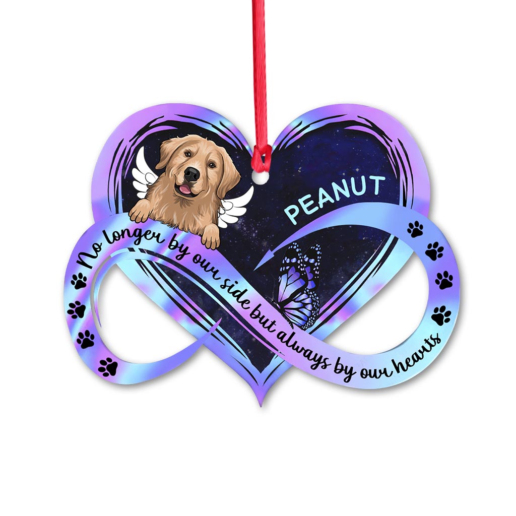 No Longer By Our Side - Personalized Dog Ornament