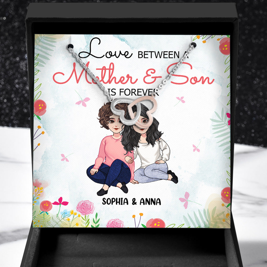 A Love Between A Mother - Personalized Mother's Day Mother Necklace