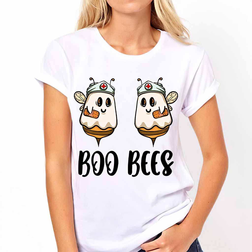 Boo Bees Halloween - Nurse T-shirt And Hoodie 082021