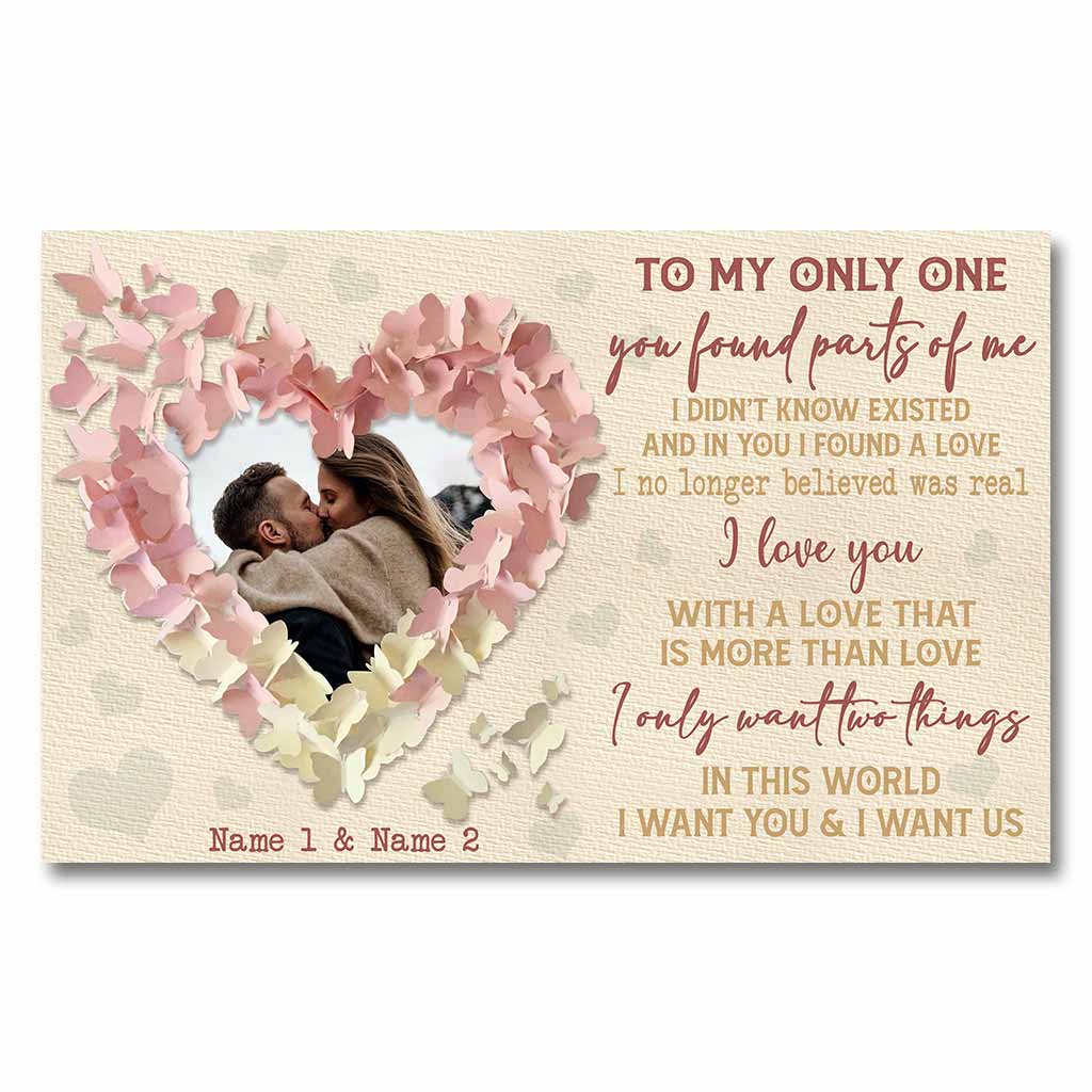 With A Love That Is More Than Love - Personalized Couple Poster