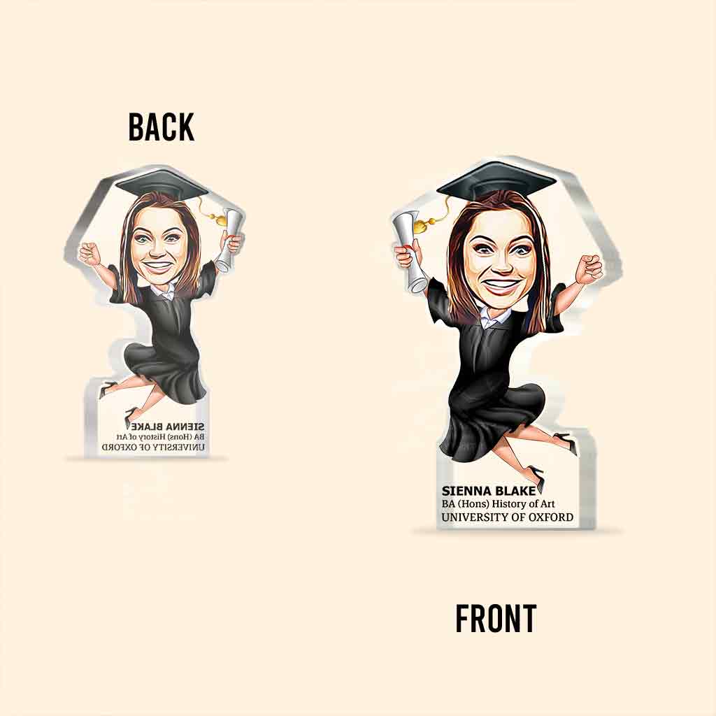 Special Graduation Gifts - Personalized Graduation Custom Shaped Acrylic Plaque