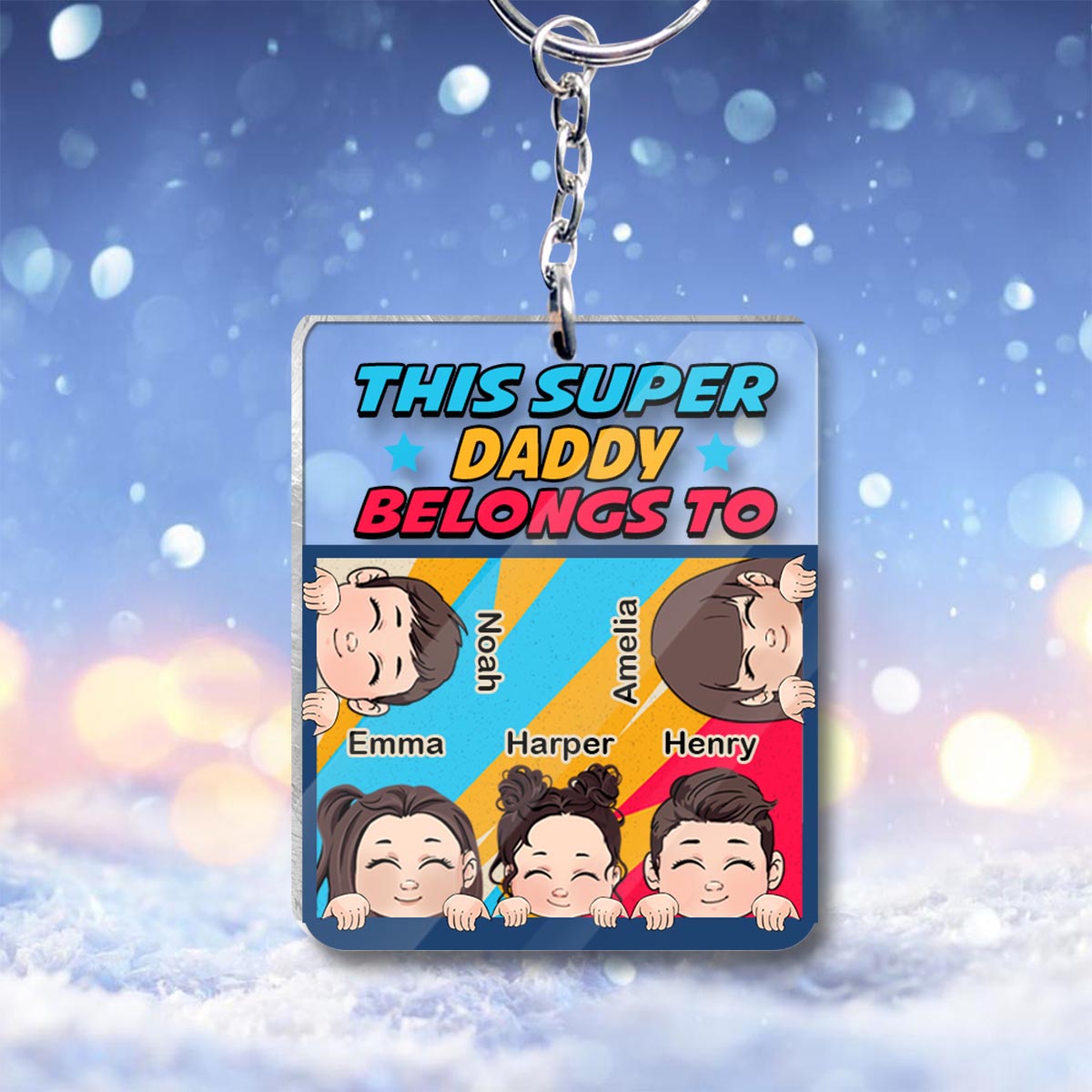 Annoy You For The Foreseeable Future - Personalized Father's Day Father Transparent Keychain