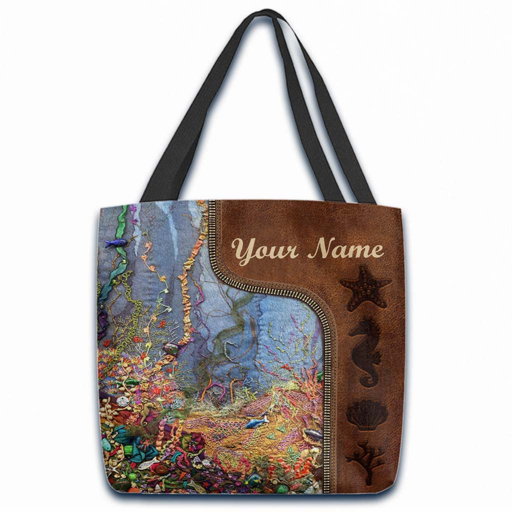 Love Sea Personalized Tote Bag