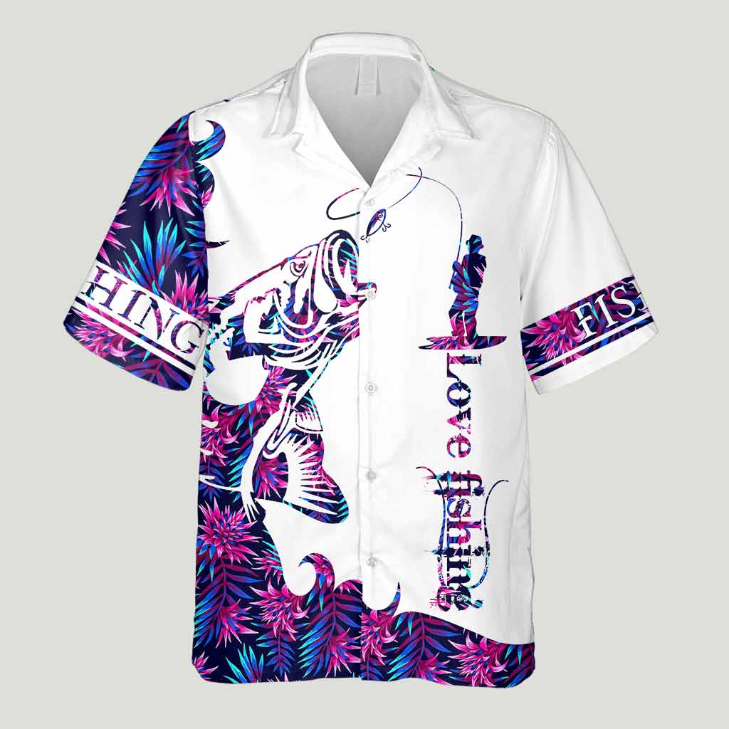 Love Fishing Hawaiian Shirt