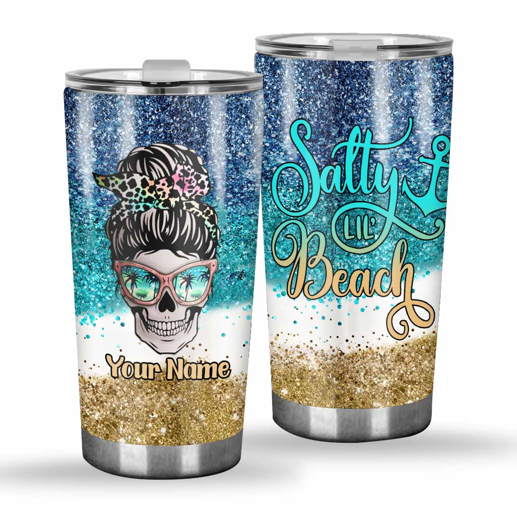 Salty Lil' Beach - Personalized Sea Lover Tumbler