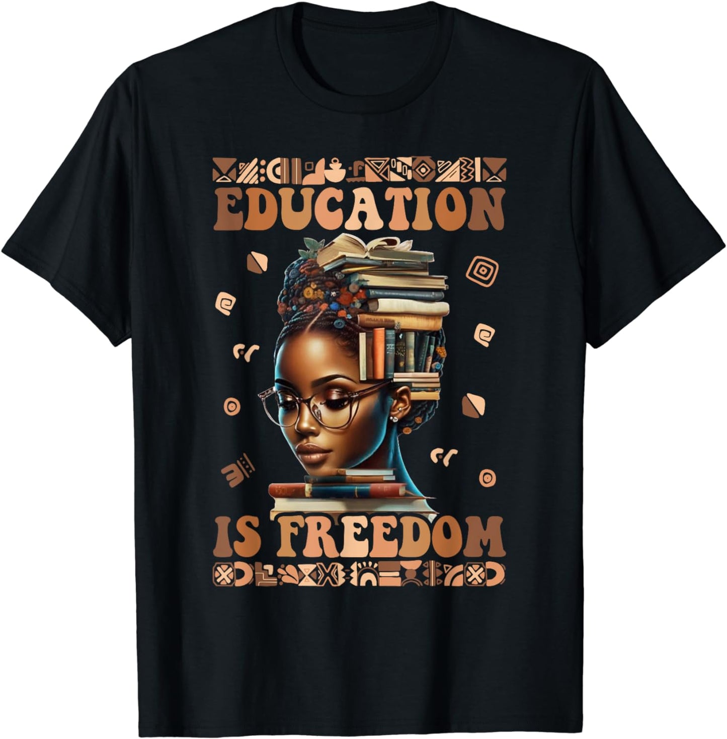 T-shirt et sweat à capuche « L’éducation, c’est la liberté » pour Afro-Américains 0224