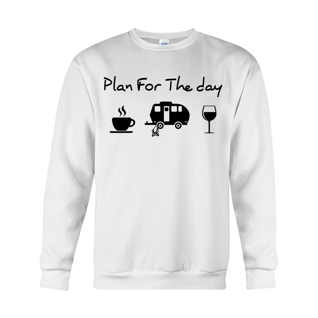 Plan For The Day - Camping T-shirt and Hoodie 112021