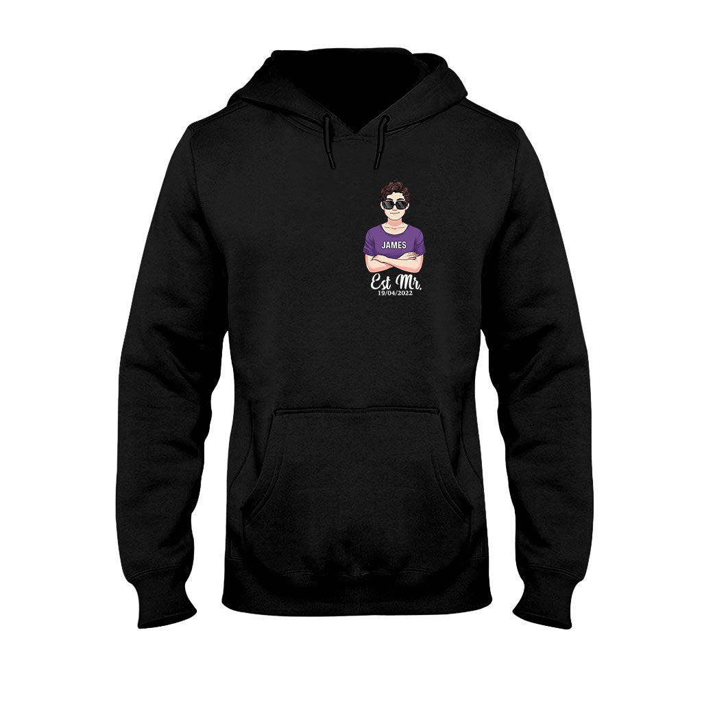 Mr And Mrs - Personalized Couple T-shirt and Hoodie