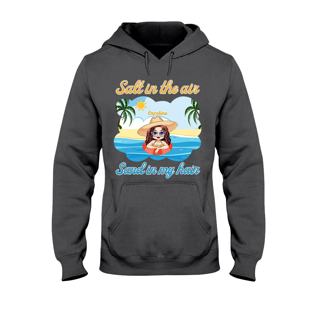 Salt In The Air Sand In My Hair - Personalized Sea Lover T-shirt and Hoodie
