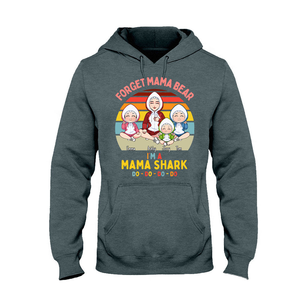Mama Shark Do Do Do - Gift for mom, mom, dad, grandma, grandpa, aunt, uncle, shark lover - Personalized T-shirt And Hoodie