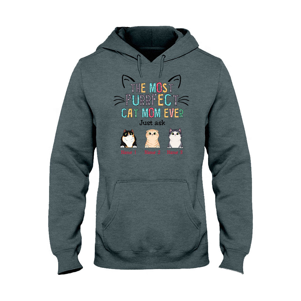 Furrfect Cat Mom - Personalized Mother's Day Cat T-shirt and Hoodie