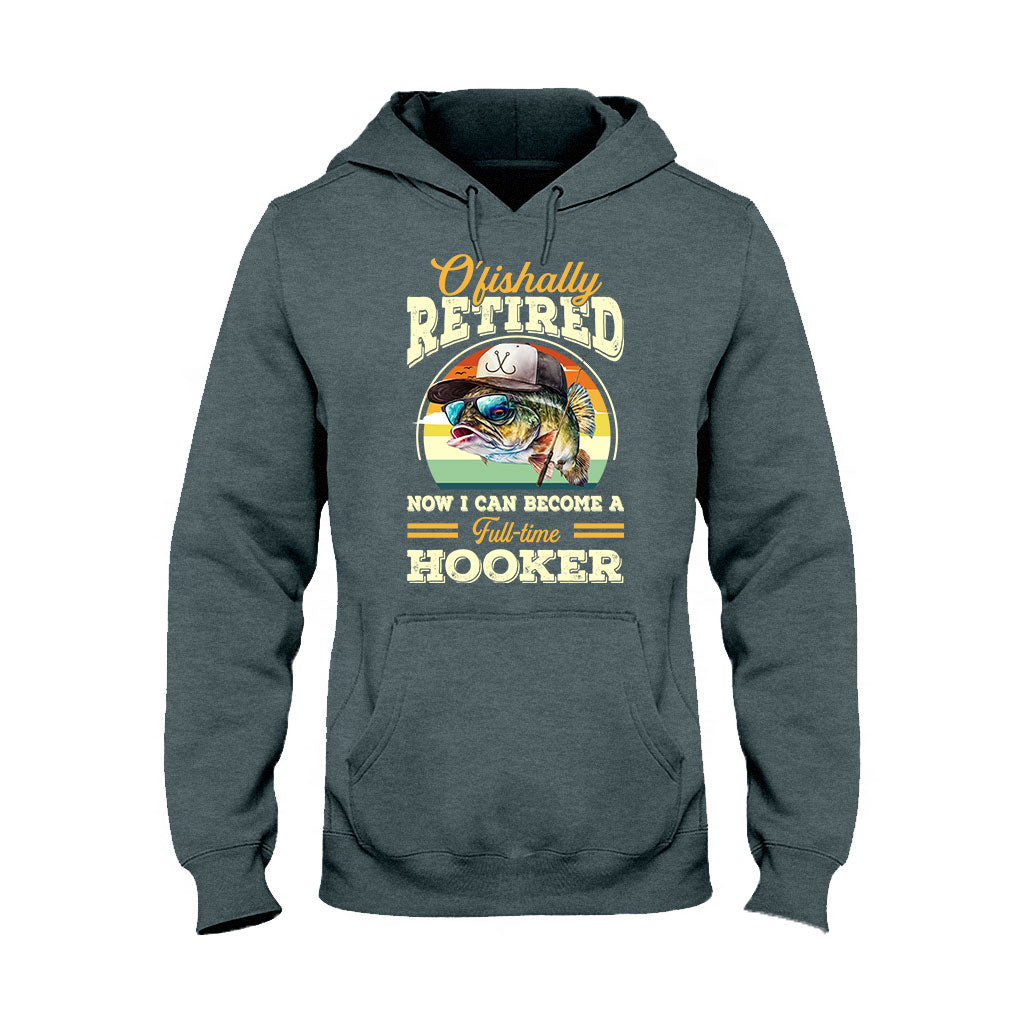 O'fishally Retired - Personalized Fishing T-shirt and Hoodie