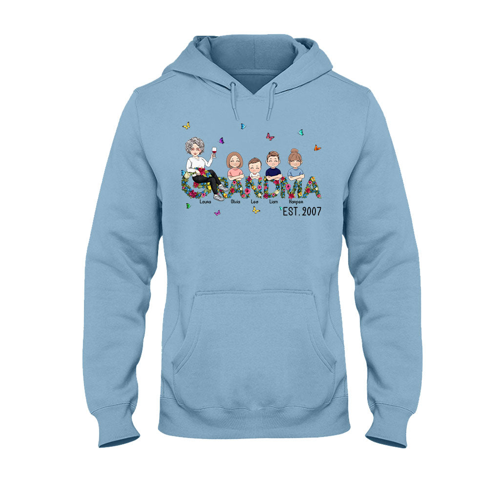 Grandma Since - Personalized Mother's Day Grandma T-shirt and Hoodie