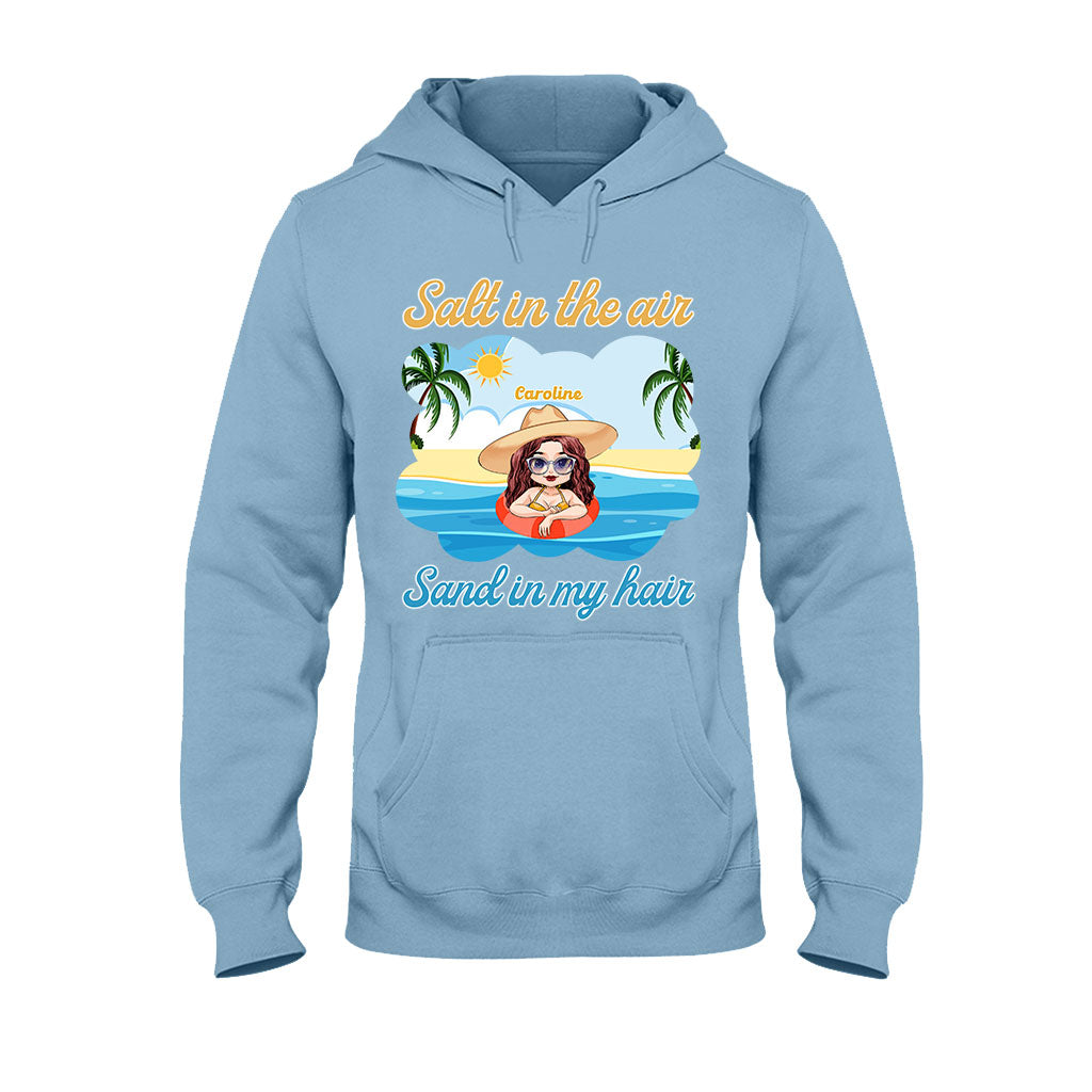 Salt In The Air Sand In My Hair - Personalized Sea Lover T-shirt and Hoodie