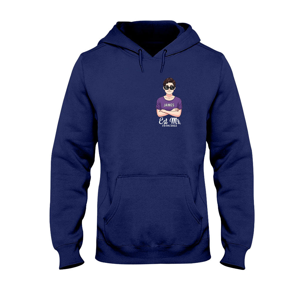 Mr And Mrs - Personalized Couple T-shirt and Hoodie