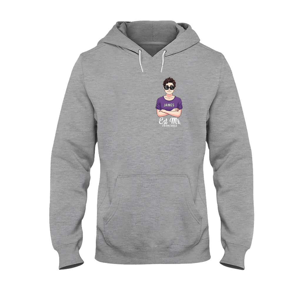Mr And Mrs - Personalized Couple T-shirt and Hoodie