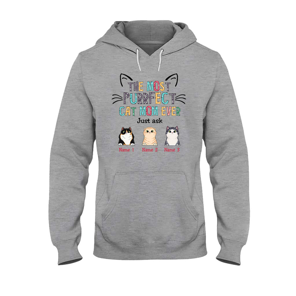 Furrfect Cat Mom - Personalized Mother's Day Cat T-shirt and Hoodie