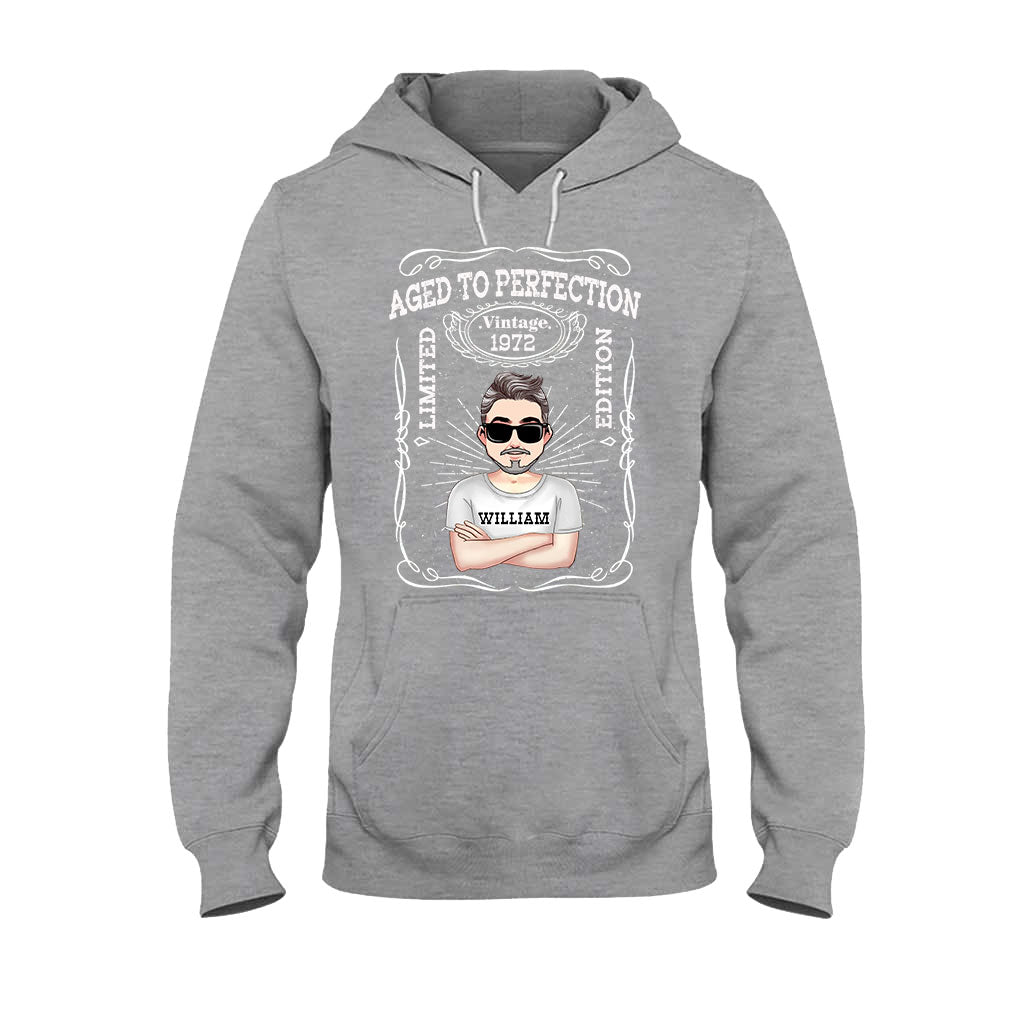 Aged To Perfection - Personalized Birthday T-shirt and Hoodie