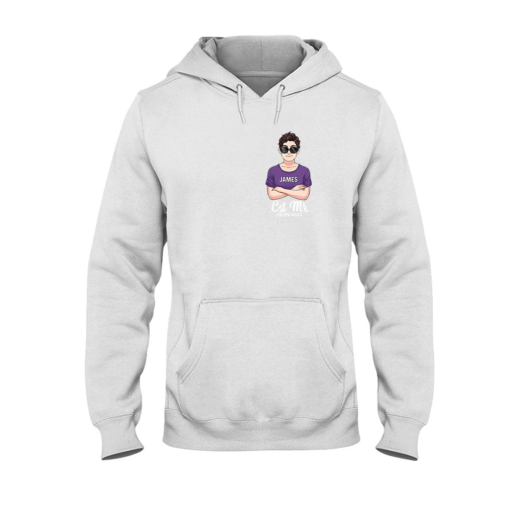 Mr And Mrs - Personalized Couple T-shirt and Hoodie