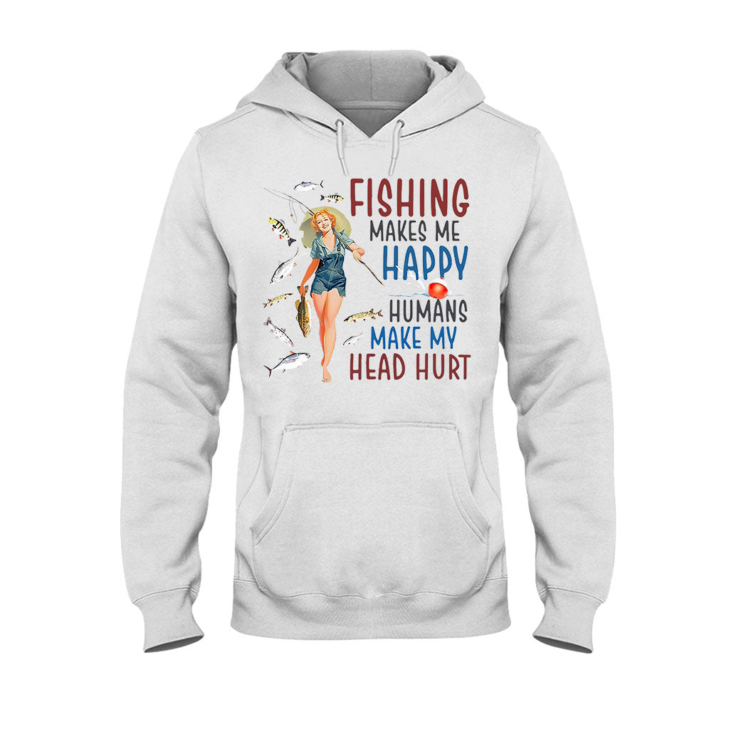 Make Me Happy - Fishing T-shirt and Hoodie 112021