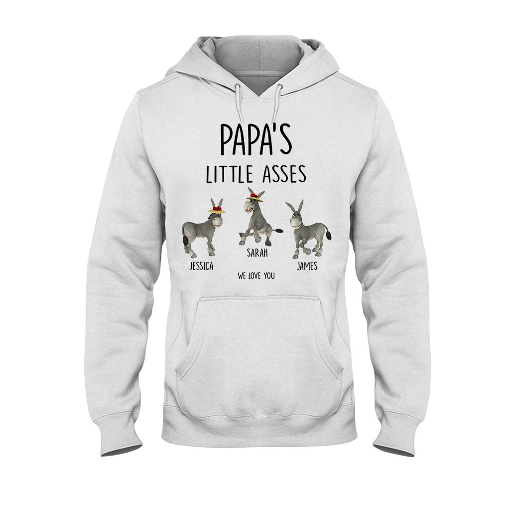 Little Asses - Gift for dad, grandpa, mom, uncle, aunt, grandma - Personalized T-shirt And Hoodie
