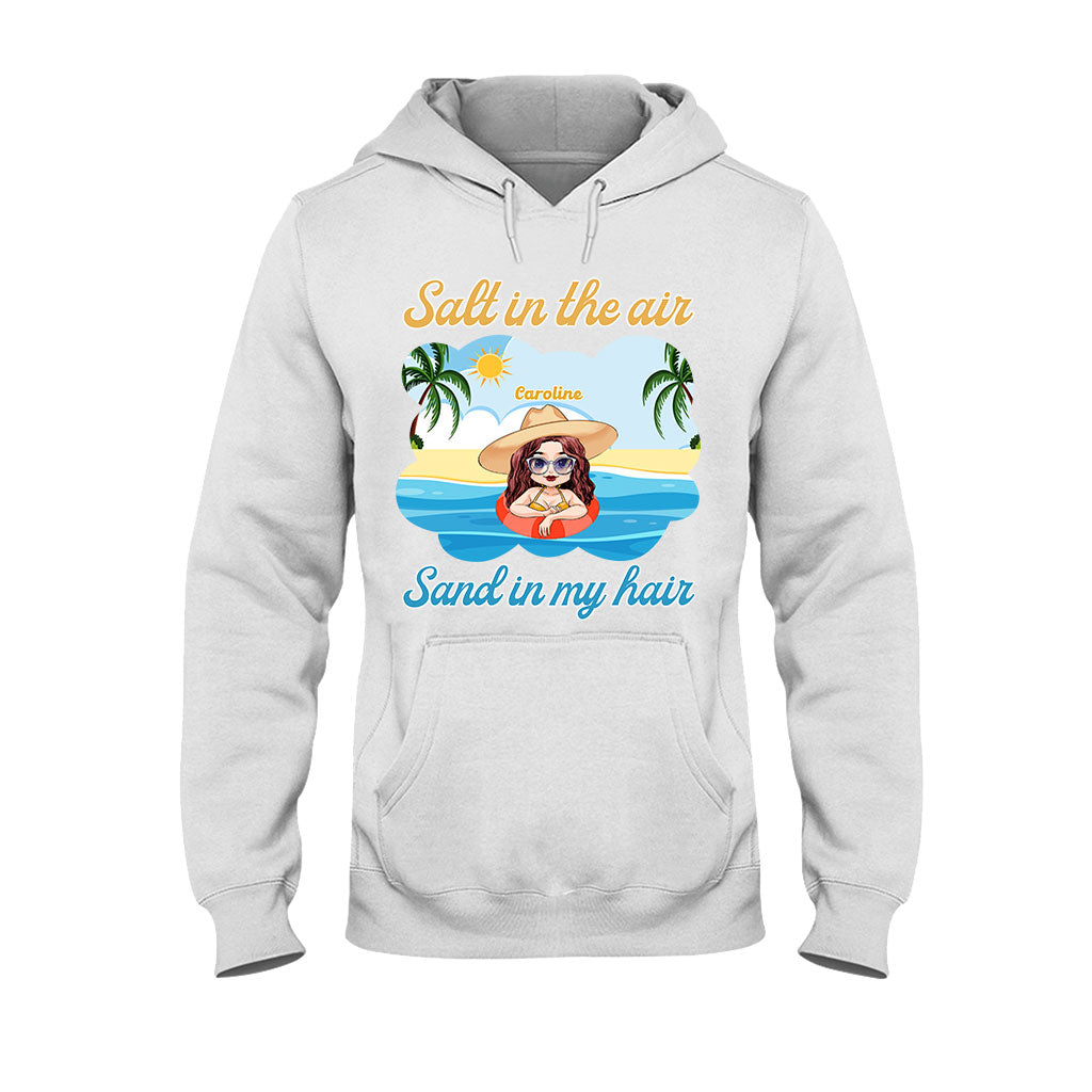Salt In The Air Sand In My Hair - Personalized Sea Lover T-shirt and Hoodie